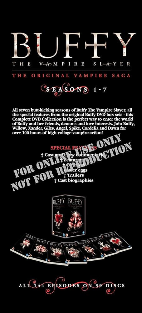 送料込み　Buffy Vampire Slayer Complete 1-7 Buffy Seasons 1-7 The Complete Series [DVD]- English only